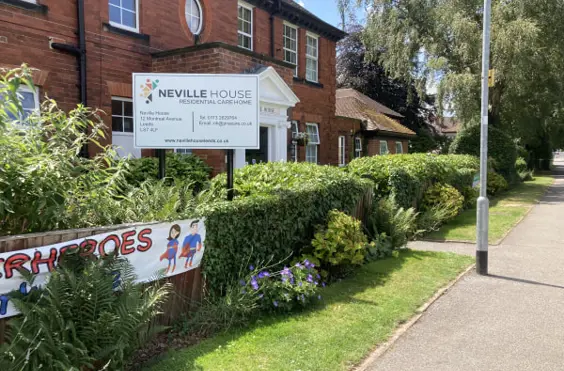 Neville House - An outside view of the home